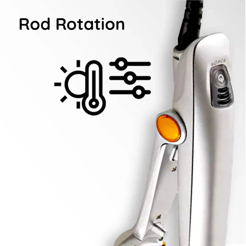 2-in-1 Professional Rotating Iron Hair Brush | Adjustable Heat, Quick Heating & Ideal for All Hair Types